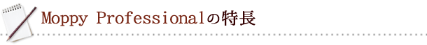 モッピープロフェッショナルの特長